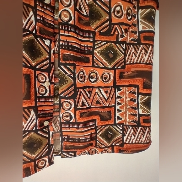 RARE RAYON HAND SCREENED ALOHA SHIRT - Picture 5 of 11